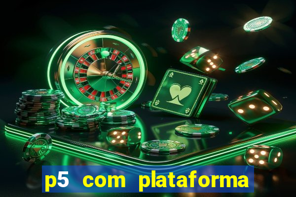 p5 com plataforma de jogos